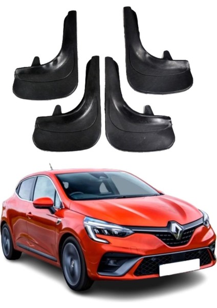 Renault Clio 5 Hb 2019-2021 Uyumlu 4'lü Tozluk Çamurluk Paçalık Modifiye