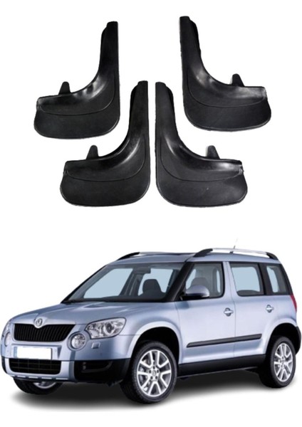 Skoda Yeti Uyumlu 4'lü Tozluk Çamurluk Paçalık Modifiye