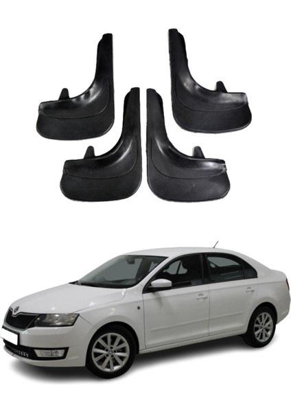 Skoda Rapid Uyumlu 4'lü Tozluk Çamurluk Paçalık Modifiye