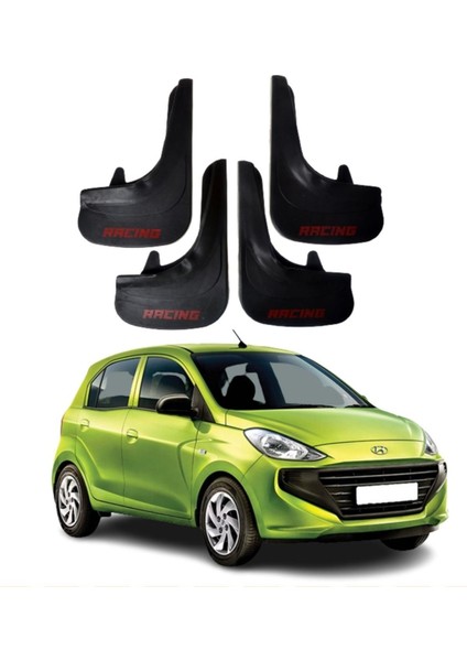 Hyundai Atos Uyumlu Racing Yazılı 4'lü Tozluk Çamurluk Paçalık Modifiye