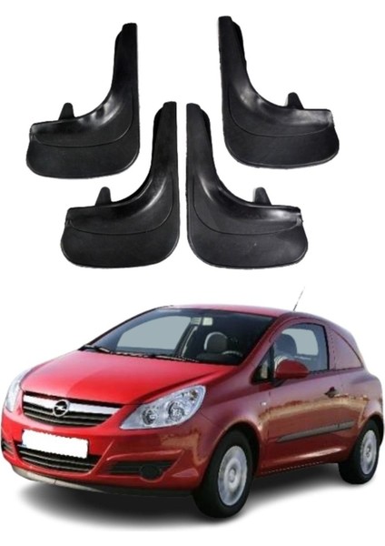 Opel Corsa Van 2007-2014 Uyumlu 4'lü Tozluk Çamurluk Paçalık Modifiye