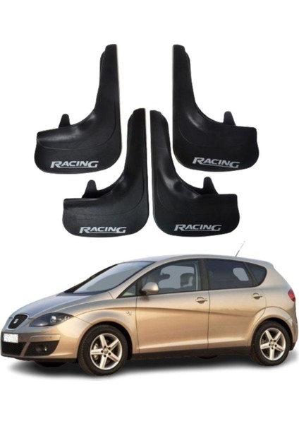Seat Altea Uyumlu Racing Yazılı 4'lü Tozluk Çamurluk Paçalık Modifiye