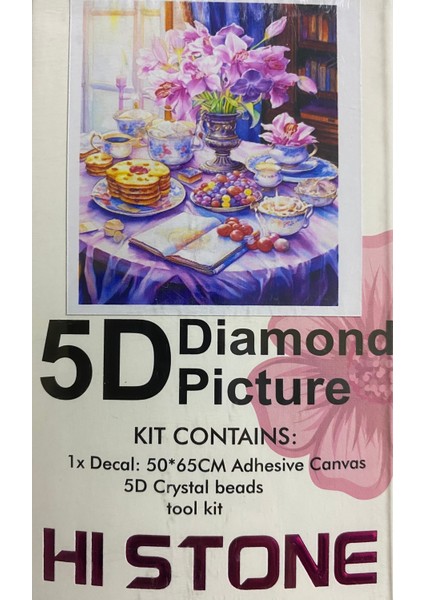 5d Yapışan Boncuk Goblen Mozaik Tablo Pano 50*65 cm 87024