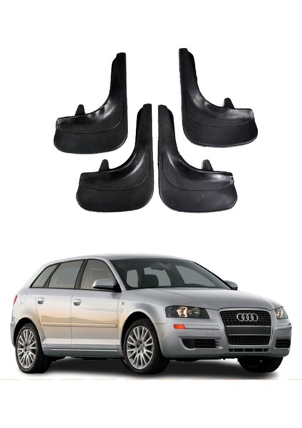 Audi A3 Uyumlu 4'lü Tozluk Çamurluk Paçalık Modifiye