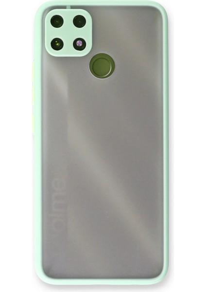 Realme C25 Kılıf Montreal Silikon Kapak - Turkuaz Arbkd