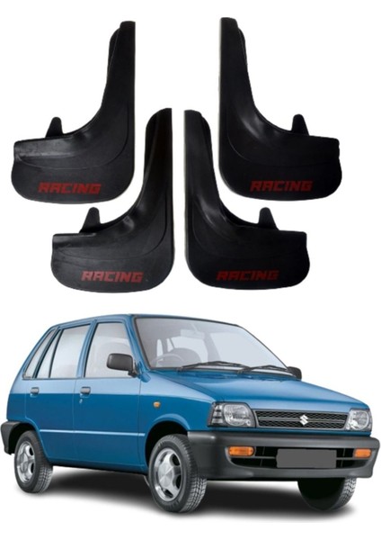 Suziki Maruti Uyumlu Racing Yazılı 4'lü Tozluk Çamurluk Paçalık Modifiye