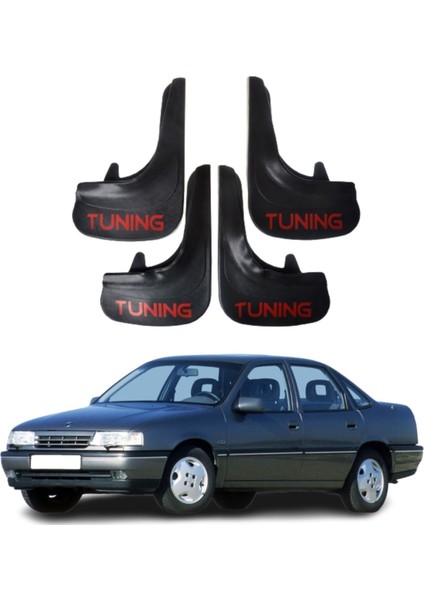 Opel Vectra A Uyumlu Tuning Yazılı 4'lü Tozluk Çamurluk Paçalık Modifiye