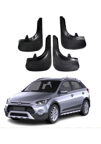 Hyundai I20 2015-2020 Uyumlu 4'lü Tozluk Çamurluk Paçalık Modifiye