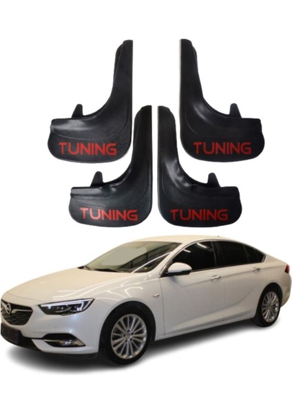 Opel Insignia Tüm Kasalara Uyumlu Tuning Yazılı 4'lü Tozluk Çamurluk Paçalık Modifiye