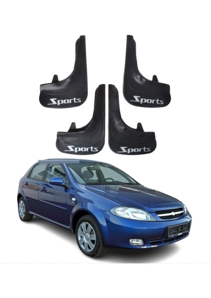Chevrolet Lacetti Hb Uyumlu Sports Yazılı 4'lü Tozluk Çamurluk Paçalık Modifiye