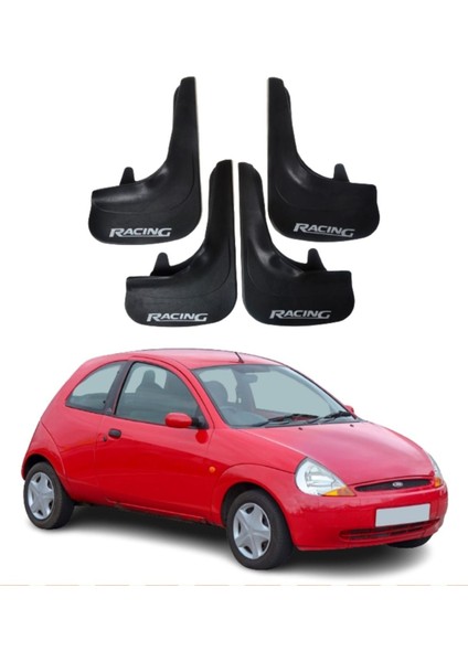 Ford Ka- Uyumlu Racing Yazılı 4'lü Tozluk Çamurluk Paçalık Modifiye