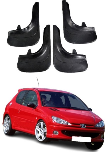 Peugeot 206 Hb Uyumlu 4'lü Tozluk Çamurluk Paçalık Modifiye