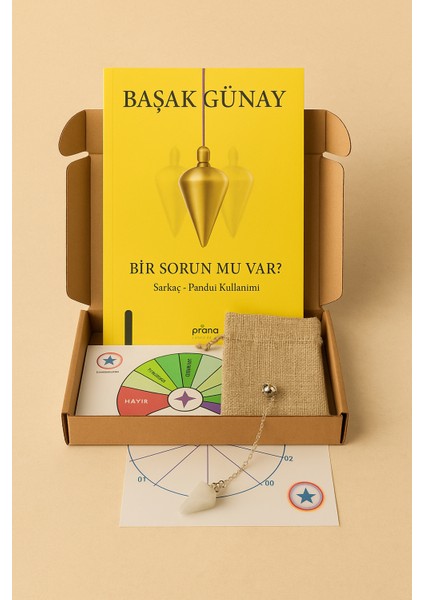 Kristal Kuvarspandüllü Sarkaç Seti