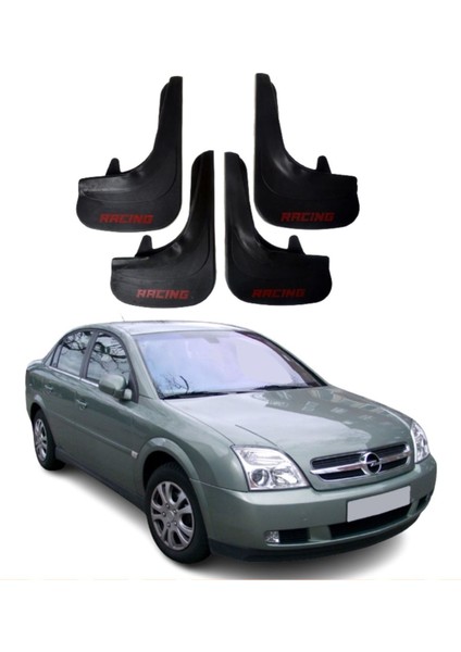 Opel Vectra C 2002-2018 Uyumlu Racing Yazılı 4'lü Tozluk Çamurluk Paçalık Modifiye
