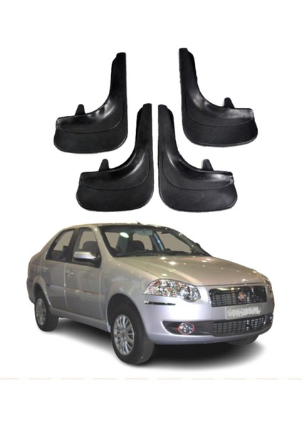 Fiat Siena Uyumlu 4'lü Tozluk Çamurluk Paçalık Modifiye