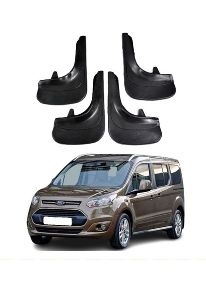 Ford Connect 4 Kapı 14 ve Sonrası Uyumlu 4'lü Tozluk Çamurluk Paçalık Modifiye