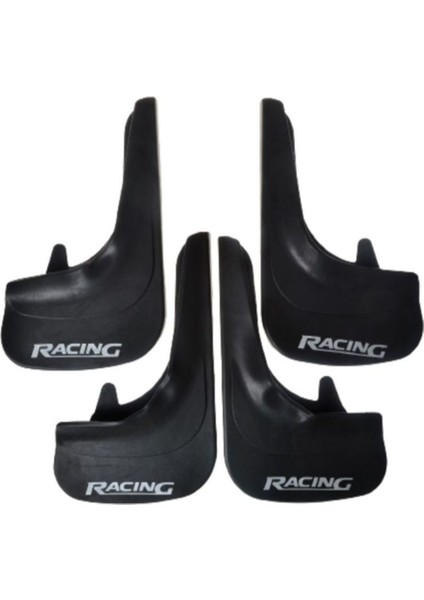 Honda Civic 2001-2007 Uyumlu Racing Yazılı 4'lü Tozluk Çamurluk Paçalık Modifiye fiyatları