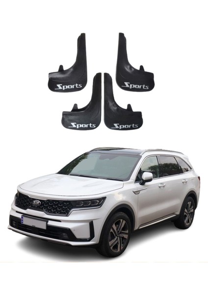 Kia Sorento Uyumlu Sports Yazılı 4'lü Tozluk Çamurluk Paçalık Modifiye