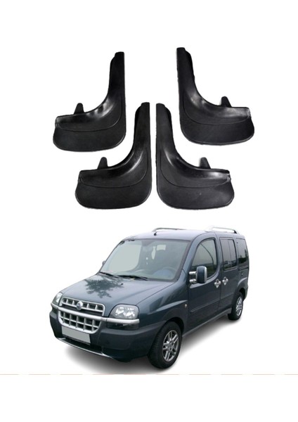 Fiat Doblo 2000-2010 Uyumlu 4'lü Tozluk Çamurluk Paçalık Modifiye