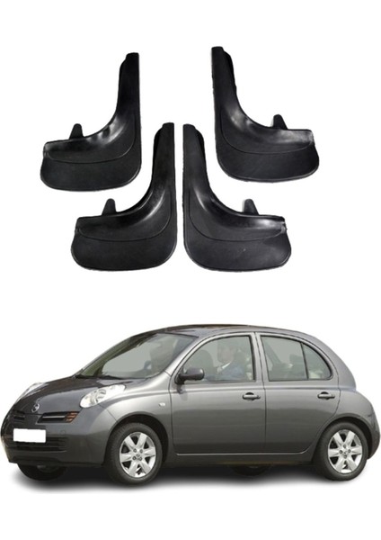 Nissan Micra Uyumlu 4'lü Tozluk Çamurluk Paçalık Modifiye
