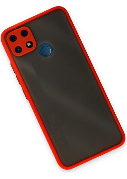 Realme C25 Kılıf Montreal Silikon Kapak - Kırmızı Arbkd modelleri