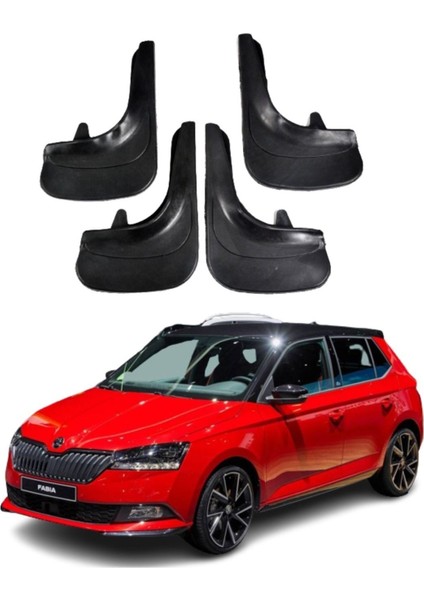 Skoda Fabia Uyumlu 4'lü Tozluk Çamurluk Paçalık Modifiye