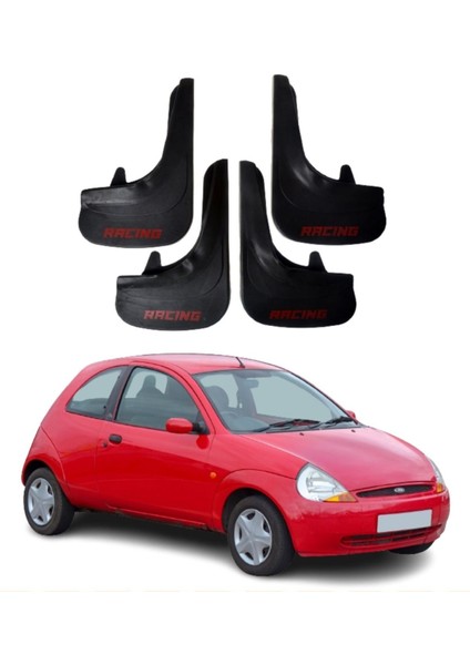 Ford Ka- Uyumlu Racing Yazılı 4'lü Tozluk Çamurluk Paçalık Modifiye