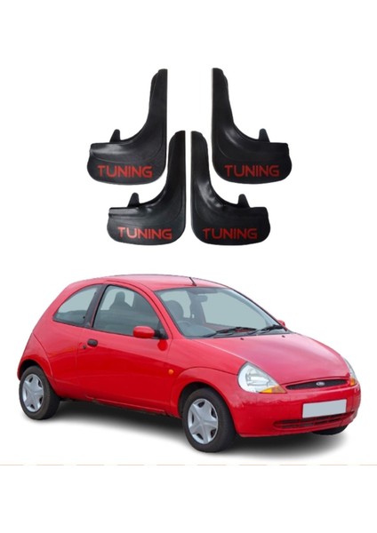 Ford Ka- Uyumlu Tuning Yazılı 4'lü Tozluk Çamurluk Paçalık Modifiye