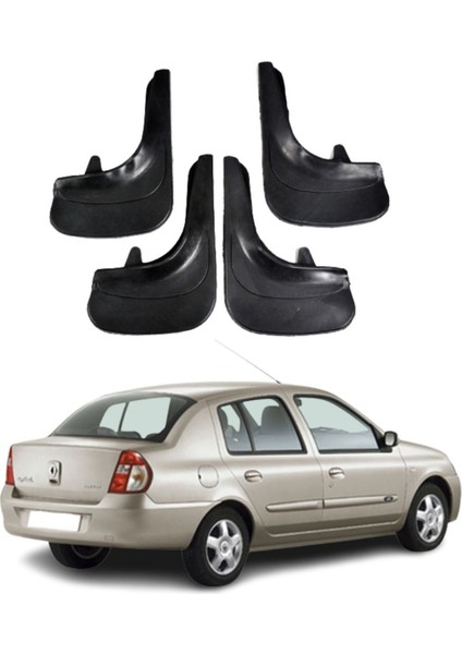 Renault Clio 2 Uyumlu 4'lü Tozluk Çamurluk Paçalık Modifiye