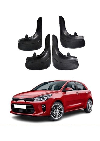 Kia Rio 20016-2020 Uyumlu 4'lü Tozluk Çamurluk Paçalık Modifiye
