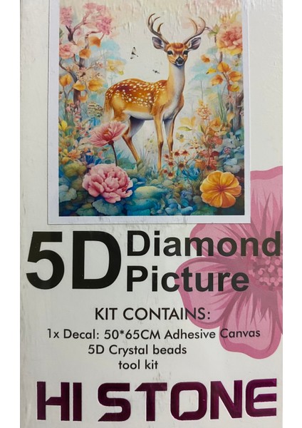 5d Yapışan Boncuk Goblen Mozaik Tablo Pano 50*65 cm 87019