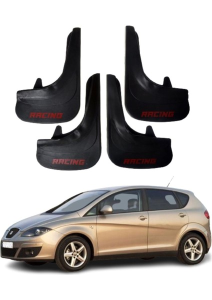Seat Altea Uyumlu Racing Yazılı 4'lü Tozluk Çamurluk Paçalık Modifiye