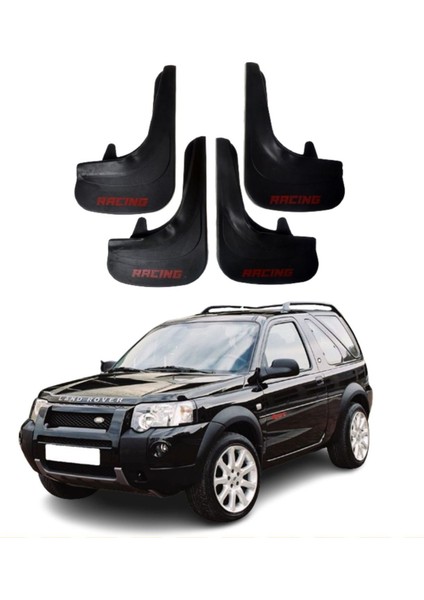 Land Rover Freelander 1 Uyumlu Racing Yazılı 4'lü Tozluk Çamurluk Paçalık Modifiye