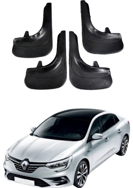 Renault Megane 4 Sd 2016-2021 Uyumlu 4'lü Tozluk Çamurluk Paçalık Modifiye
