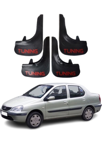 Tata Indigo Uyumlu Tuning Yazılı 4'lü Tozluk Çamurluk Paçalık Modifiye