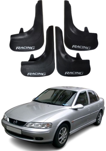Opel Vectra B 1995-2002 Uyumlu Racing Yazılı 4'lü Tozluk Çamurluk Paçalık Modifiye