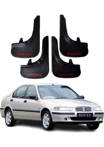 Rover Uyumlu Racing Yazılı 4'lü Tozluk Çamurluk Paçalık Modifiye