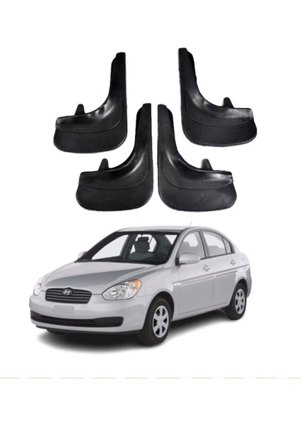 Hyundai Accent Era Uyumlu 4'lü Tozluk Çamurluk Paçalık Modifiye