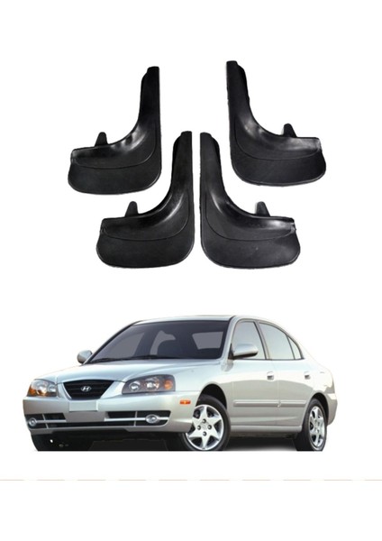 Hyundai Elentra 2002-2007 Uyumlu 4'lü Tozluk Çamurluk Paçalık Modifiye