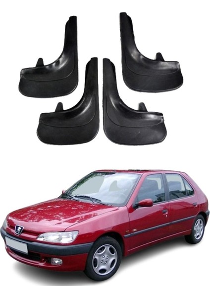 Peugeot 306 Hb Tüm Kasalara Uyumlu 4'lü Tozluk Çamurluk Paçalık Modifiye