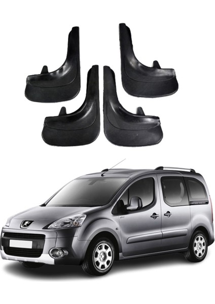 Peugeot Partner Uyumlu 4'lü Tozluk Çamurluk Paçalık Modifiye