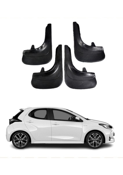 Toyota Yaris Uyumlu 4'lü Tozluk Çamurluk Paçalık Modifiye