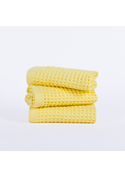 Lüks Waffle El Havlusu Seti 3 Adet, 40X80CM 100% Pamuk Yüksek Kaliteli Çabuk Kuruyan Waffle Havl fırsatları