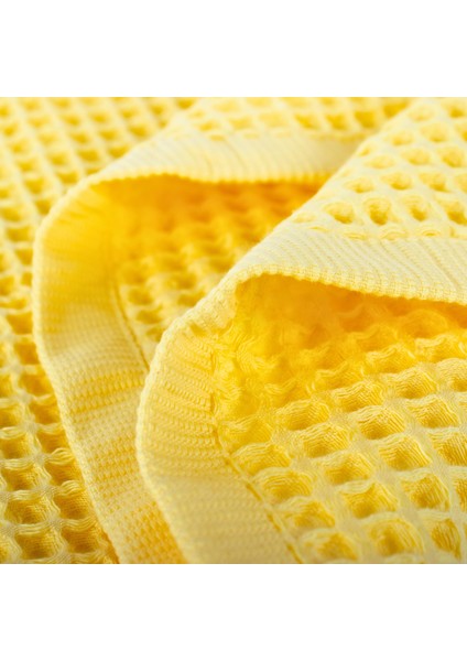 Lüks Waffle El Havlusu Seti 3 Adet, 40X80CM 100% Pamuk Yüksek Kaliteli Çabuk Kuruyan Waffle Havl