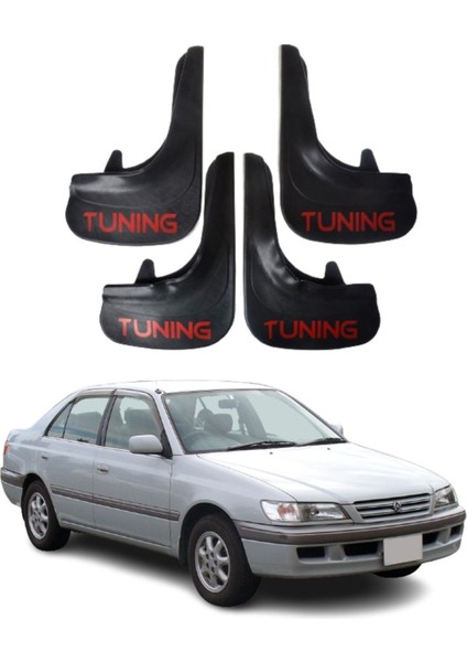 Toyota Corona Uyumlu Tuning Yazılı 4'lü Tozluk Çamurluk Paçalık Modifiye