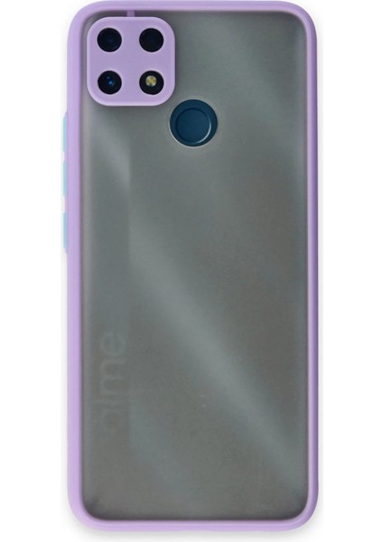 Realme C25 Kılıf Montreal Silikon Kapak - Mor Arbkd
