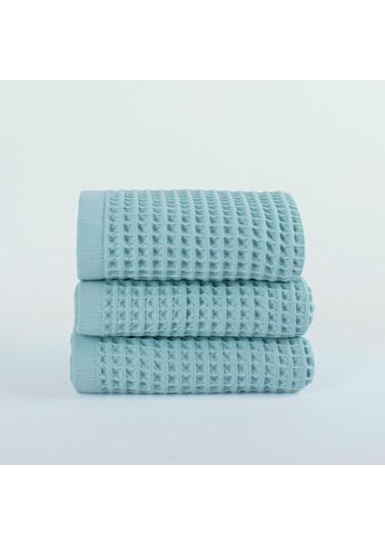 Lüks Waffle El Havlusu Seti 3 Adet, 40X80CM 100% Pamuk Yüksek Kaliteli Çabuk Kuruyan Waffle Havl fırsatları
