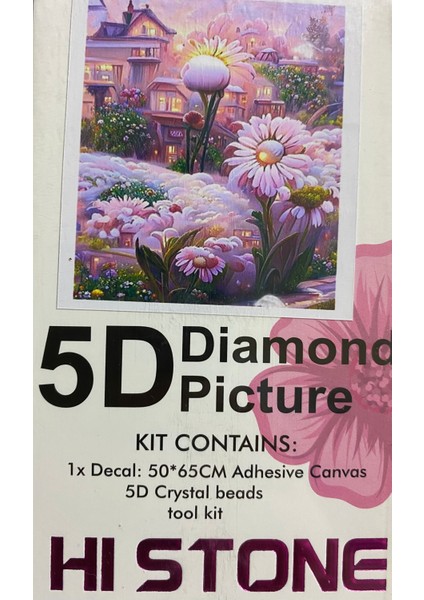 5d Yapışan Boncuk Goblen Mozaik Tablo Pano 50*65 cm 84954