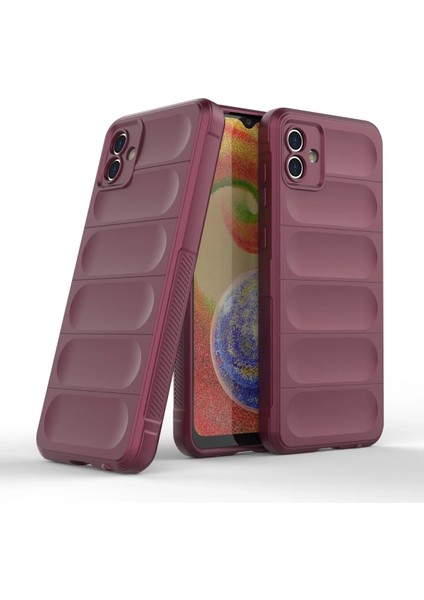 Samsung Galaxy A04E Kılıf Optimum Silikon - Bordo Arbkd fiyatları