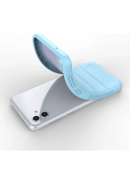 Samsung Galaxy A04E Kılıf Optimum Silikon - Sky Blue Arbkd fırsatları
